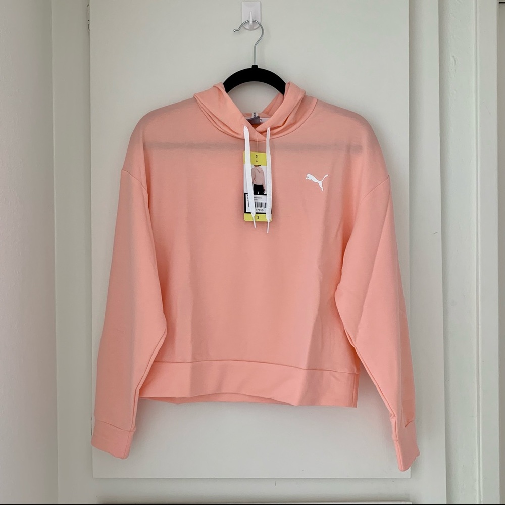 NWT Puma Lightweight Cropped Hoodie